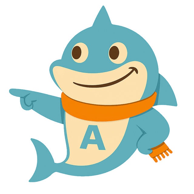 Указывающий акулёнок