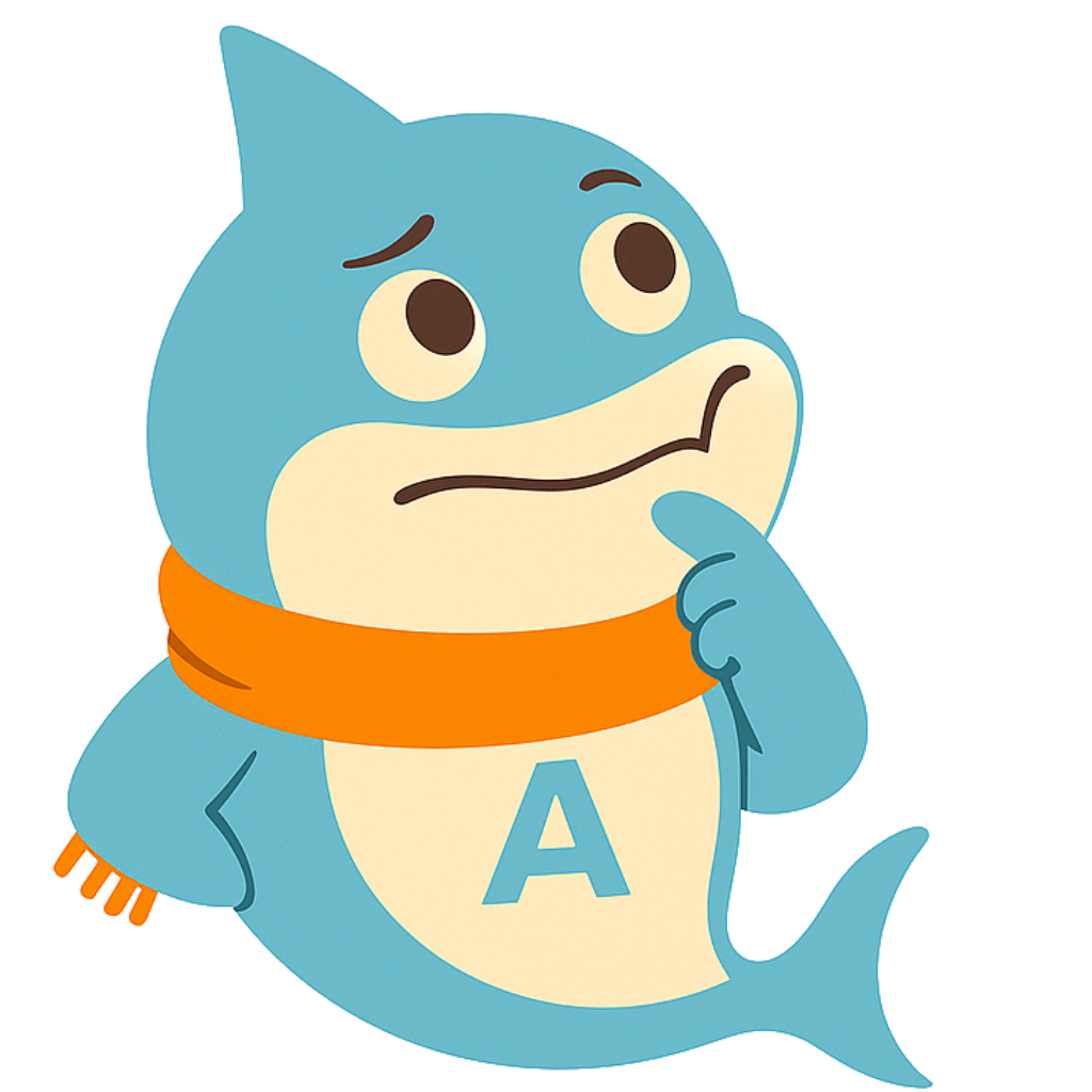 Background Thinking Shark